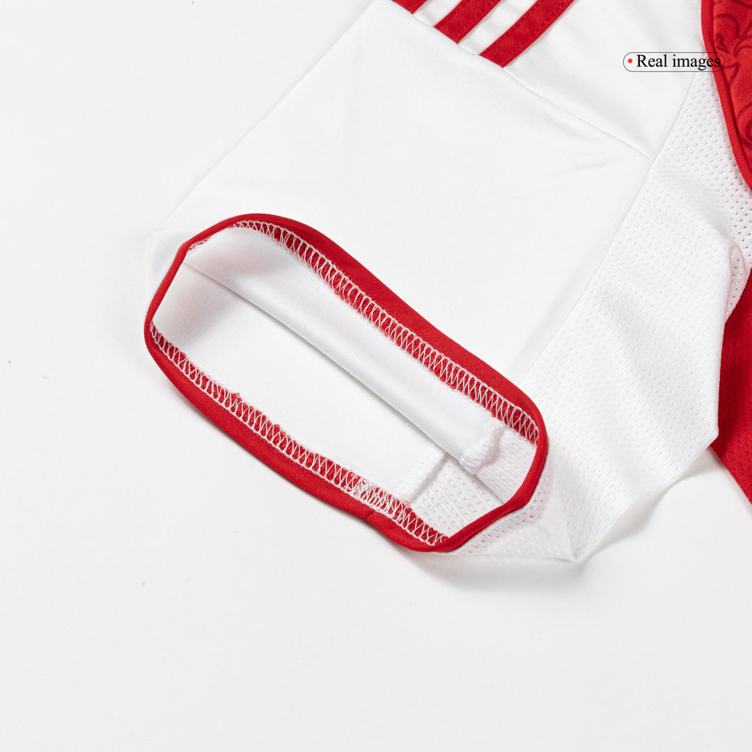 Camiseta SALIBA #2 Arsenal 2025/26 Primera Equipación - Version Hincha - Calidad premium
