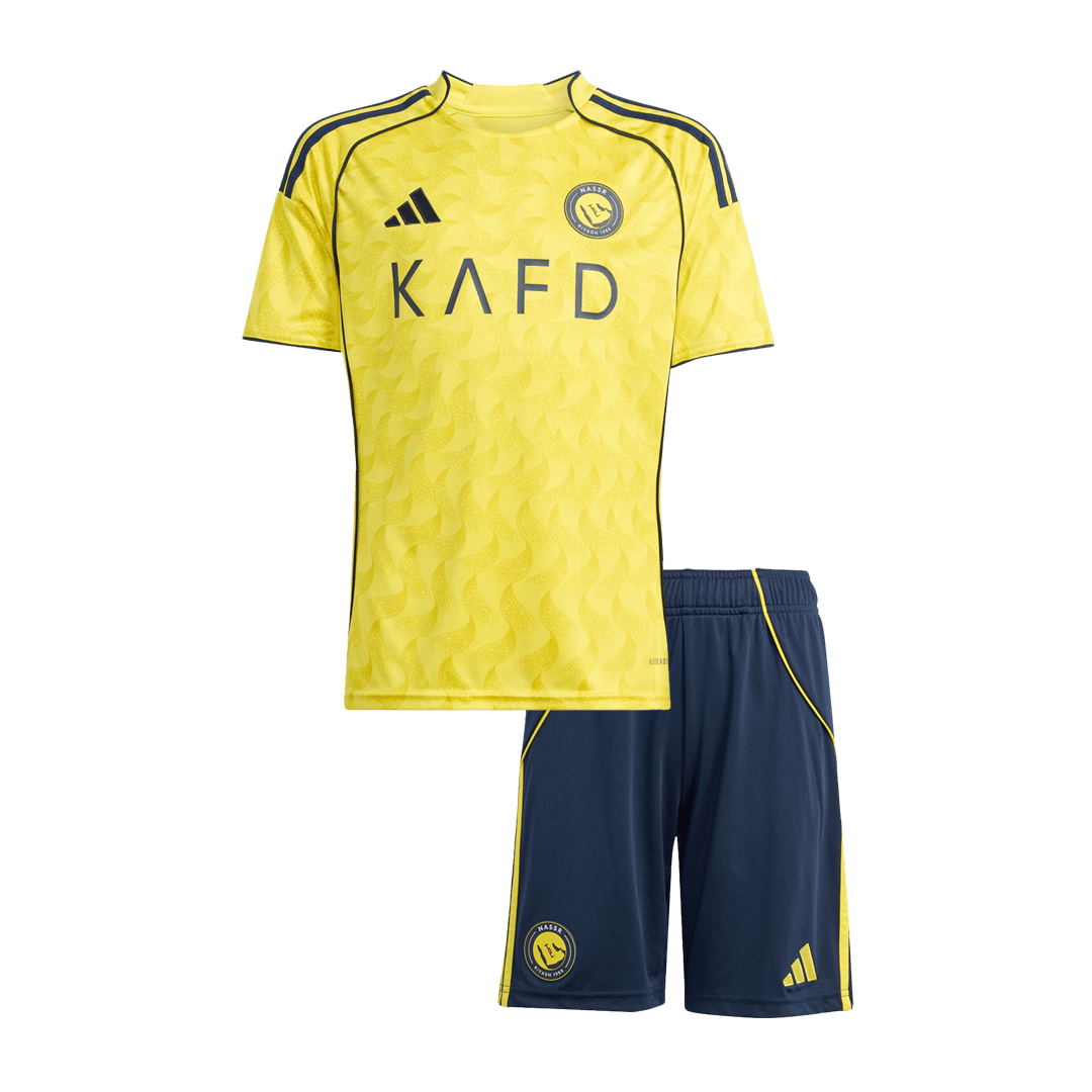 Conjunto Infantil Al Nassr 2025/26 Primera Equipación camiseta de fútbol