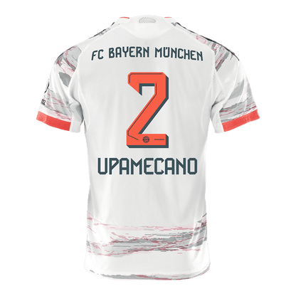 Camiseta Auténtica UPAMECANO #2 Bayern Munich 2025/26 Segunda Equipación - Version Jugador