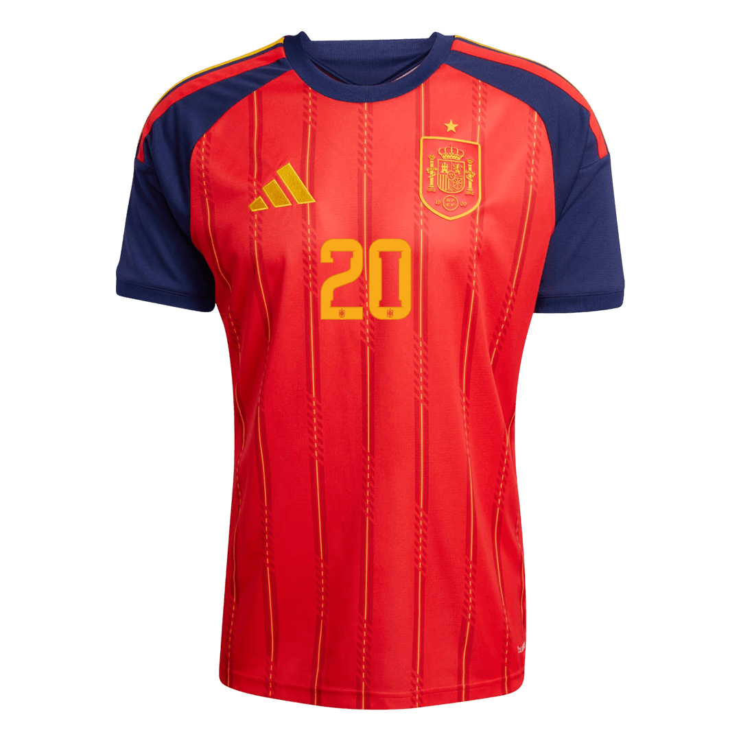 Camiseta PEDRI #20 Spain 2026 Primera Equipación Copa del Mundo - Version Hincha - Calidad premium