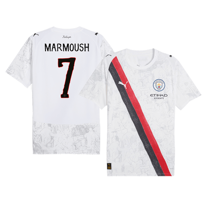 Camiseta MARMOUSH #7 Manchester City 2025/26 Copa Mundial de Clubes Hombre - Versión Hincha