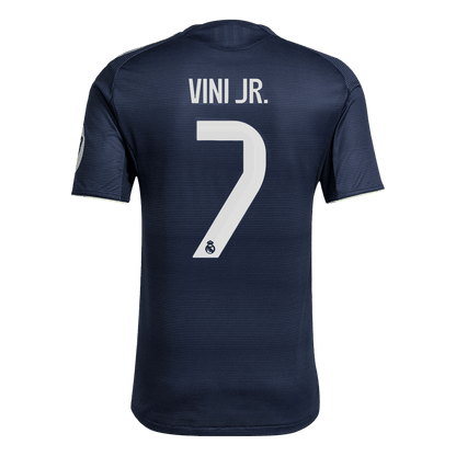 Camiseta Auténtica VINI JR. #7 Real Madrid 2025/26 Segunda Equipación-Versión Jugador