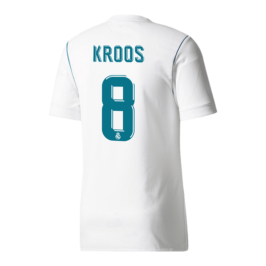 Camiseta Retro 2017/18 KROOS #8 Real Madrid Primera Equipación 2025/26