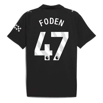 Camiseta FODEN #47 Manchester City 2025/26 Segunda Equipación-Versión Hincha