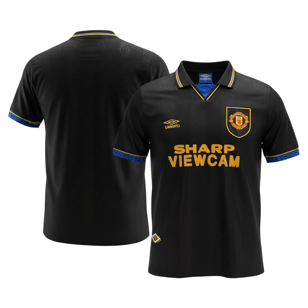 Tricouri Fotbal Vintage Manchester United Deplasare 1993/94