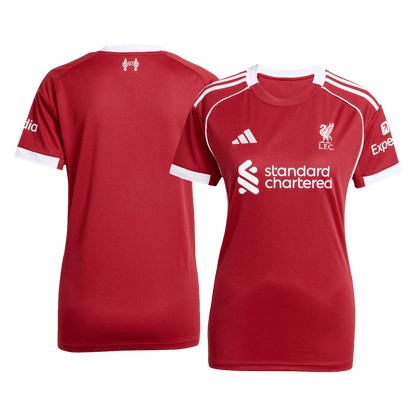 Camiseta Liverpool 2025/26 Primera Equipación Local Mujer - Versión Hincha-Camisetas Pasion Shop