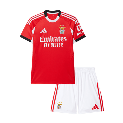 Conjunto Infantil Benfica 2025/26 Primera Equipación camiseta de fútbol