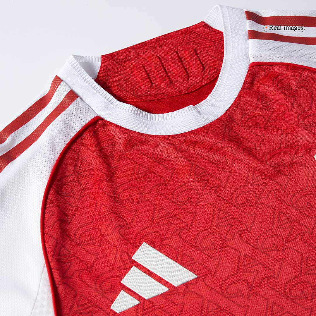 Camiseta Auténtica SALIBA #2 Arsenal 2025/26 Primera Equipación - Version Jugador