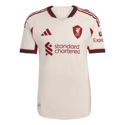 Camiseta Auténtica GAKPO #18 Liverpool 2025/26 Segunda Equipación - Version Jugador