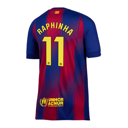 Camiseta RAPHINHA #11 Barcelona 2025/26 Primera Equipación-Versión Hincha-Camisetas Pasion Shop