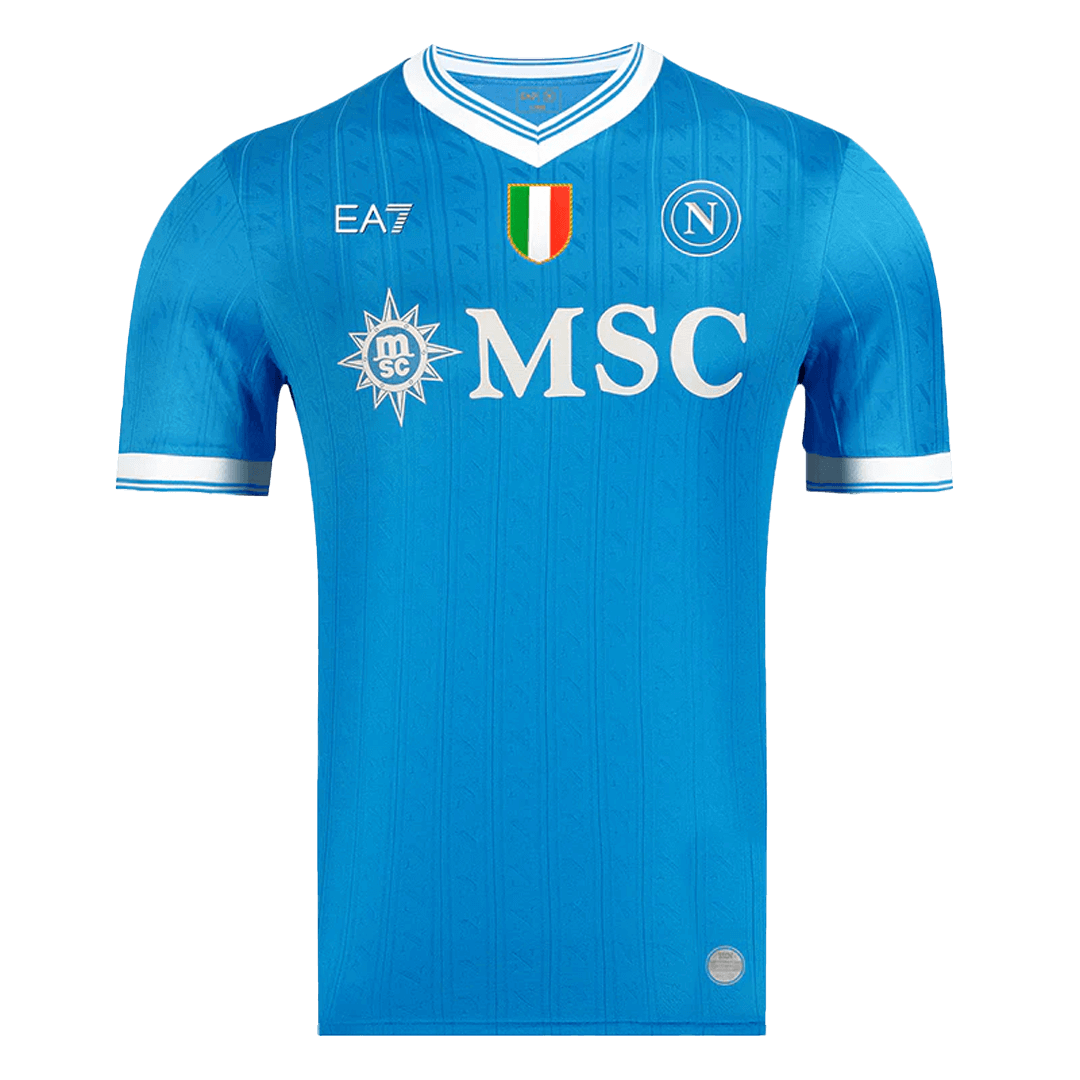 Camiseta Auténtica Napoli 2025/26 Primera Equipación-Versión Jugador
