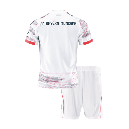 Miniconjunto Bayern Munich 2025/26 Segunda Equipación Niño (Camiseta + Pantalón Corto)-Camisetas Pasion Shop
