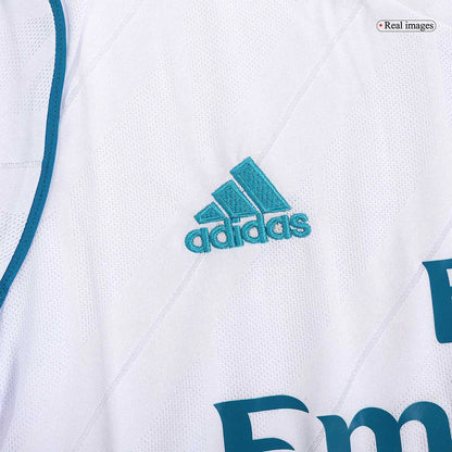 Camiseta Retro 2017/18 SERGIO RAMOS #4 Real Madrid Primera Equipación