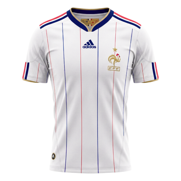 Retro 2010 France Segunda Equipación camiseta de fútbol 2025/26