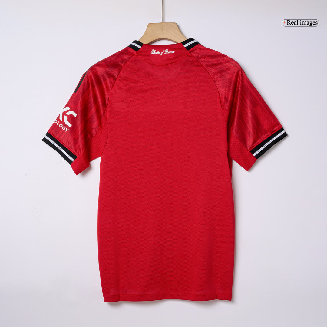 Camiseta Auténtica ŠEŠKO #30 Manchester United 2025/26 Primera Equipación-Versión Jugador-Camisetas Pasion Shop