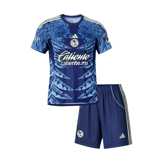 Conjunto Infantil Club America 2025/26 Segunda Equipación camiseta de fútbol