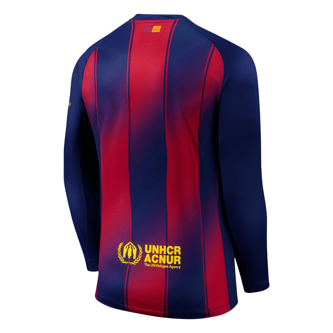 Camiseta Manga Larga Barcelona 2025/26 Primera Equipación-Versión Hincha-Camisetas Pasion Shop