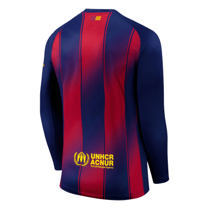Camiseta Manga Larga Barcelona 2025/26 Primera Equipación-Versión Hincha-Camisetas Pasion Shop