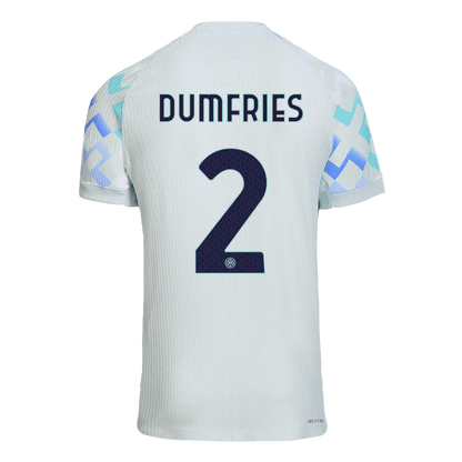 Camiseta Auténtica DUMFRIES #2 Inter Milan 2025/26 Segunda Equipación - Version Jugador