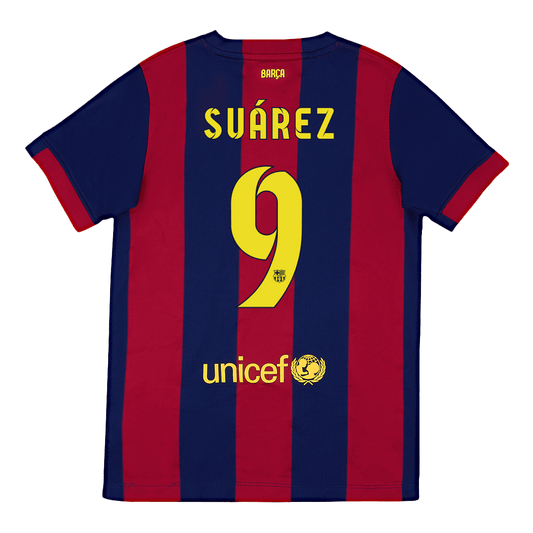Camiseta Retro 2014/15 SUÁREZ #9 Barcelona Primera Equipación 2025/26