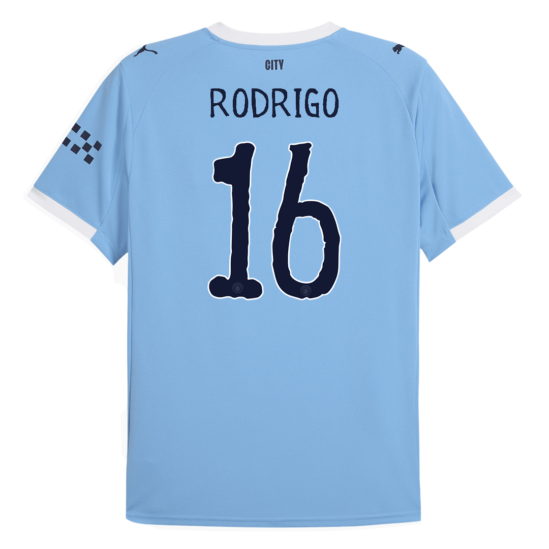 Camiseta RODRIGO #16 Manchester City 2025/26 Copa Mundial de Clubes Primera Equipación Hombre - Versión Hincha-Camisetas Pasion Shop