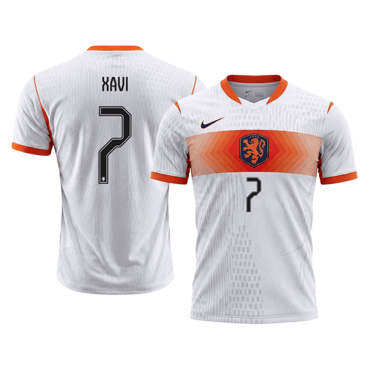 Camiseta Auténtica XAVI #7 Netherlands 2026 Segunda Equipación Copa del Mundo - Version Jugador