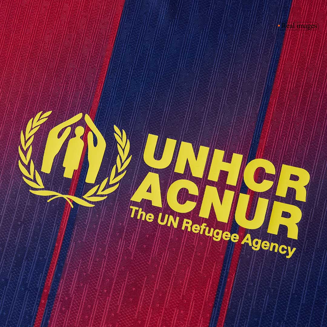 Camiseta Auténtica LAMINE YAMAL #10 Barcelona 2025/26 Primera Equipación - Version Jugador