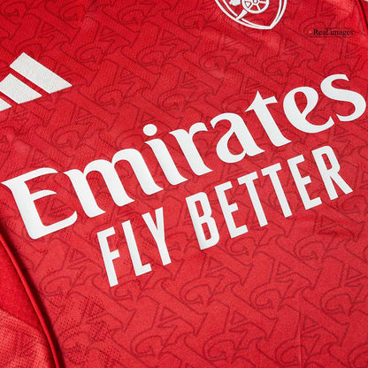 Camiseta Auténtica SALIBA #2 Arsenal 2025/26 Primera Equipación - Version Jugador