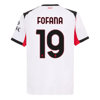 Camiseta Auténtica FOFANA #19 AC Milan 2025/26 Segunda Equipación - Version Jugador