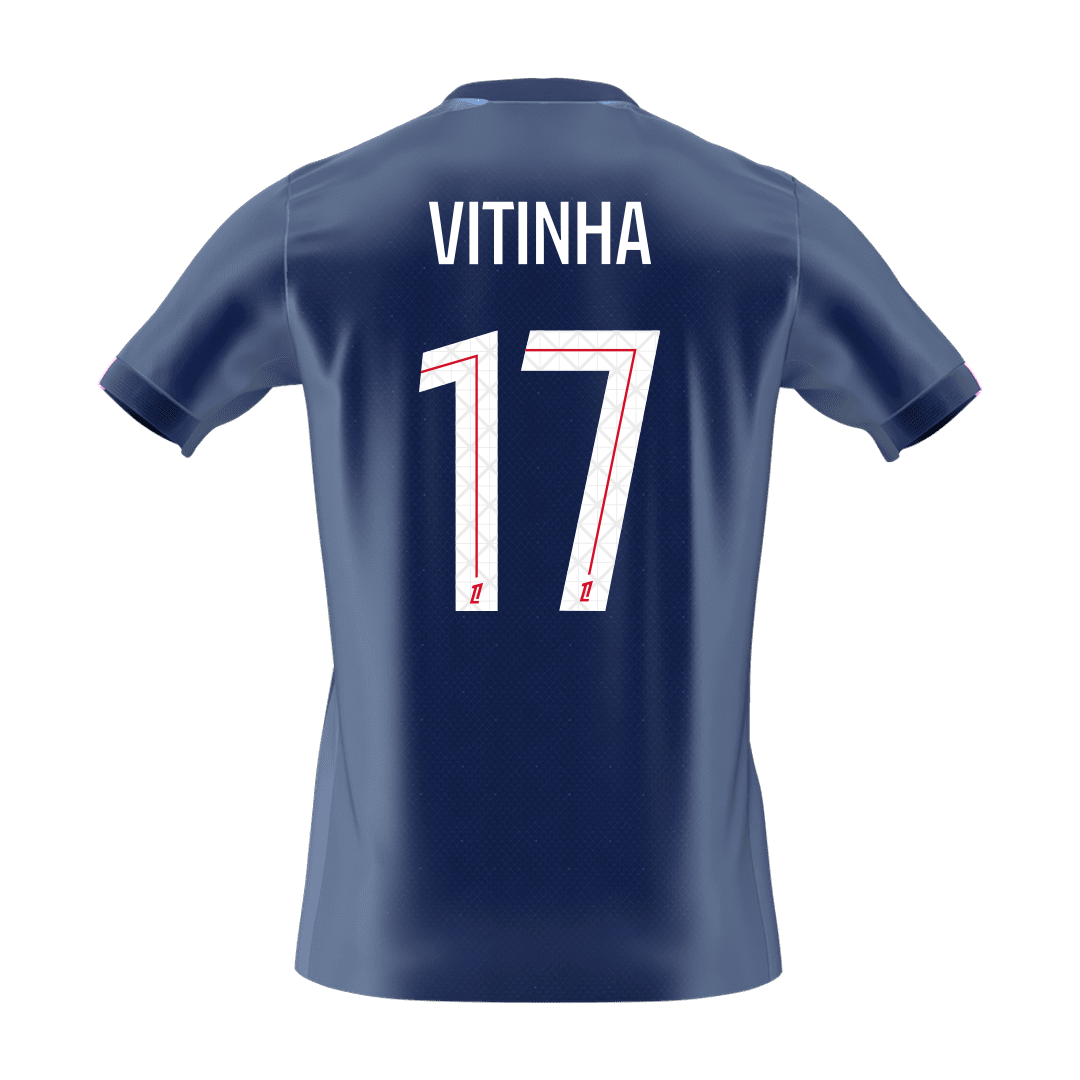 Camiseta VITINHA #17 PSG 2025/26 Primera Equipación - Version Hincha - Calidad premium
