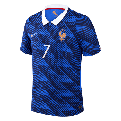 Camiseta Auténtica DEMBELE #7 France 2026 Primera Equipación Copa del Mundo - Version Jugador