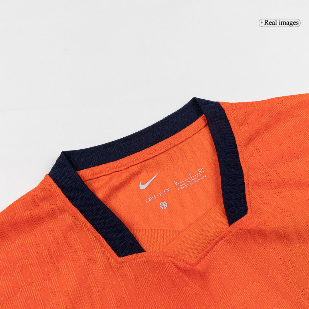 Camiseta Auténtica F.DE JONG #21 Netherlands 2026 Primera Equipación Copa del Mundo - Version Jugador