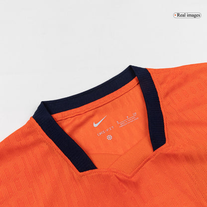 Camiseta Auténtica VIRGIL #4 Netherlands 2026 Primera Equipación Copa del Mundo - Version Jugador