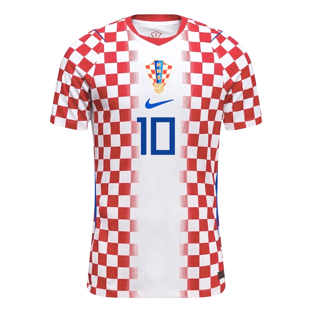 Camiseta Auténtica MODRIĆ #10 Croatia 2026 Primera Equipación Copa del Mundo - Version Jugador