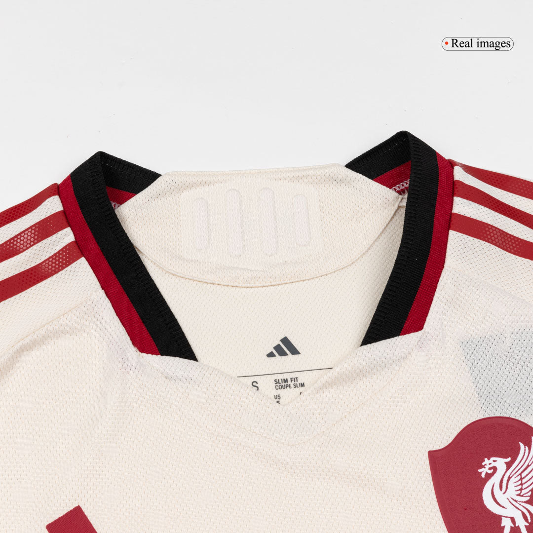Camiseta Auténtica SZOBOSZLAI #8 Liverpool 2025/26 Segunda Equipación - Version Jugador