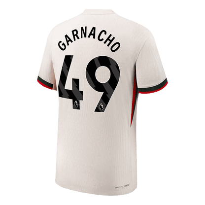 Camiseta Auténtica GARNACHO #49 Chelsea 2025/26 Segunda Equipación - Version Jugador