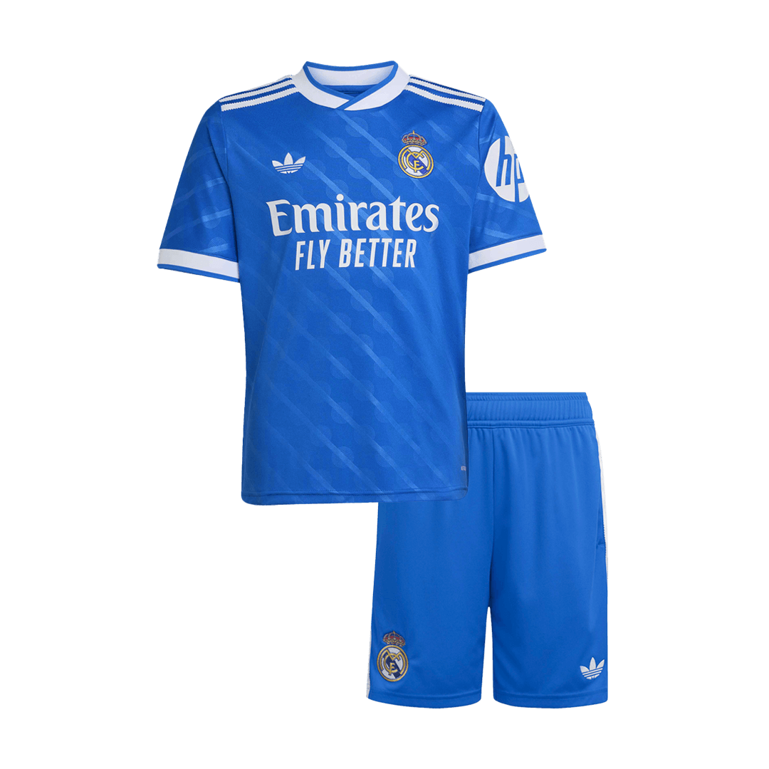 Conjunto Infantil Real Madrid 2025/26 Tercera Equipación camiseta de fútbol