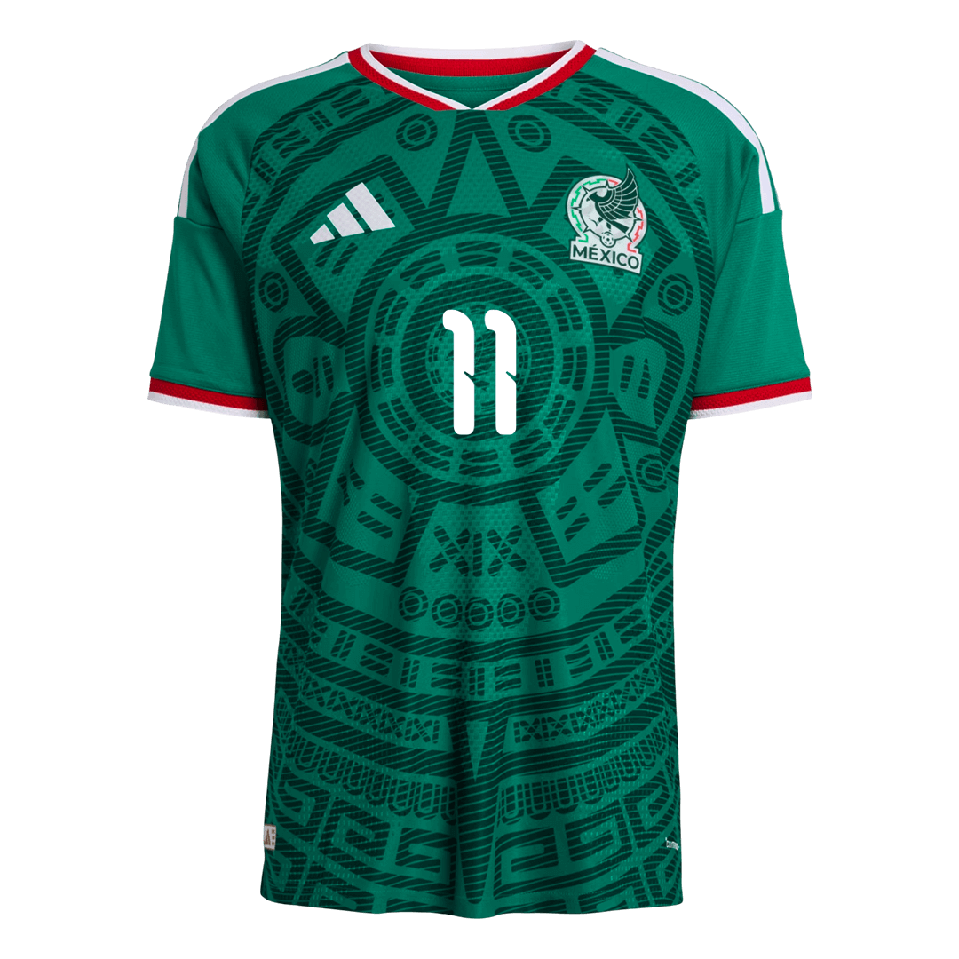 Camiseta Auténtica S.GIMENEZ #11 Mexico 2026 Primera Equipación Copa del Mundo - Version Jugador