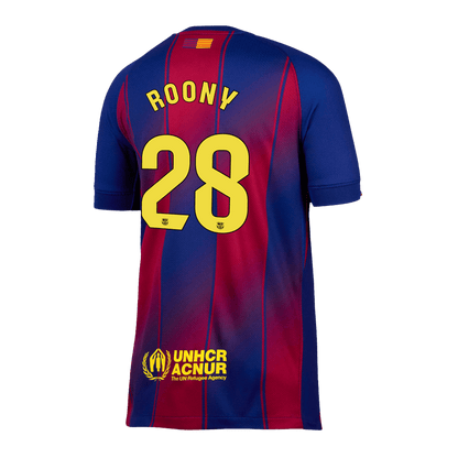 Camiseta ROONY #28 Barcelona 2025/26 Primera Equipación - Version Hincha - Calidad premium
