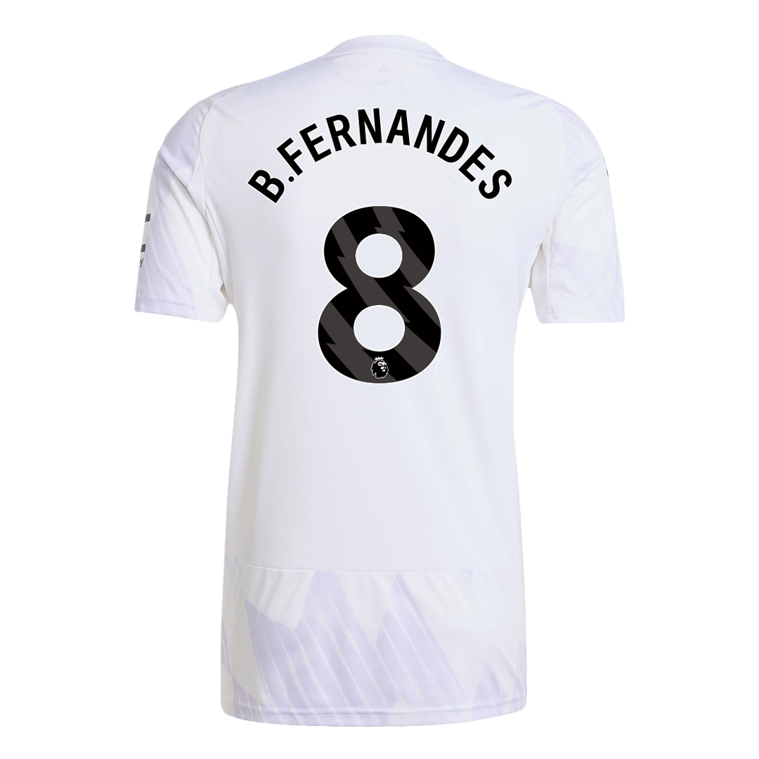 Camiseta B.FERNANDES #8 Manchester United 2025/26 Segunda Equipación-Versión Hincha-Camisetas Pasion Shop