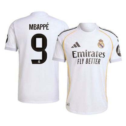 Camiseta MBAPPé #9 Real Madrid 2025/26 Primera Equipación Hombre - Versión Jugador-Camisetas Pasion Shop