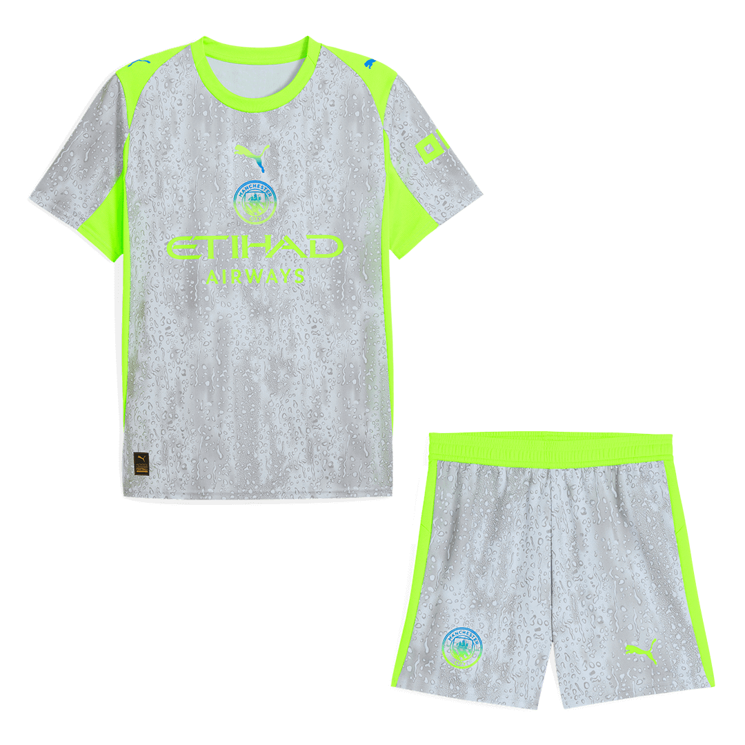 Conjunto Manchester City 
2025/26 Tercera Equipación camiseta de fútbol