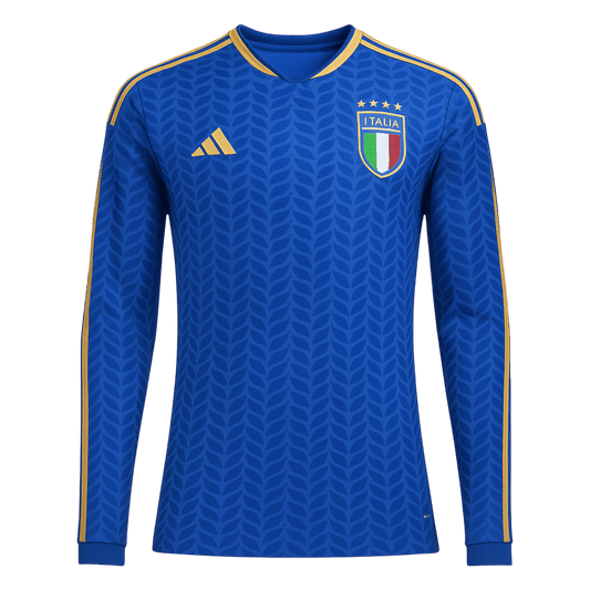 Manga Larga Italy 2026 Primera Equipación Copa del Mundo -Versión Hincha camiseta de fútbol