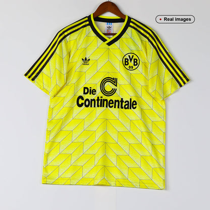 Tricouri Fotbal Vintage Borussia Dortmund Acasă 1988