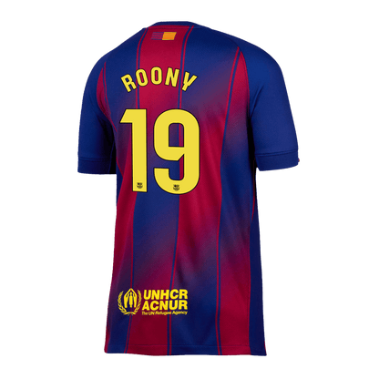 Camiseta ROONY #19 Barcelona 2025/26 Primera Equipación - Version Hincha - Calidad premium