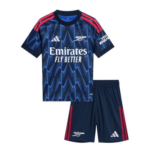 Miniconjunto Arsenal 2025/26 Segunda Equipación Niño camiseta de fútbol