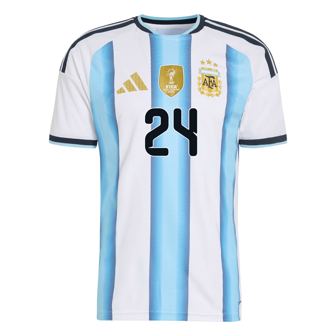 Camiseta Auténtica E. FERNÁNDEZ #24 Argentina 2026 Primera Equipación Copa del Mundo - Version Jugador