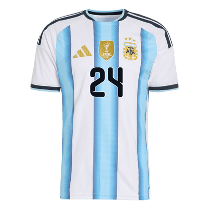 Camiseta Auténtica E. FERNÁNDEZ #24 Argentina 2026 Primera Equipación Copa del Mundo - Version Jugador