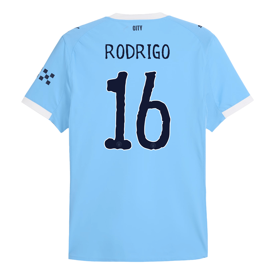 Camiseta RODRIGO #16 Manchester City 2025/26 Copa Mundial de Clubes Primera Equipación Hombre-Versión Jugador-Camisetas Pasion Shop