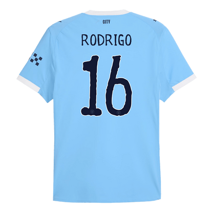 Camiseta RODRIGO #16 Manchester City 2025/26 Copa Mundial de Clubes Primera Equipación Hombre-Versión Jugador-Camisetas Pasion Shop